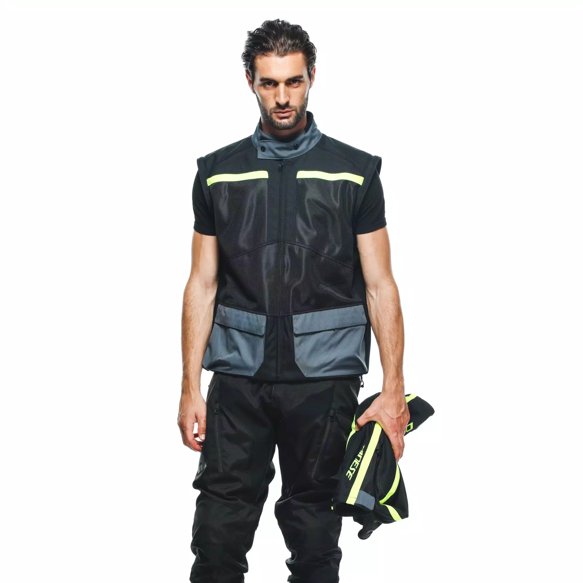 OUTLAW TEX - MEN'S SUMMER MOTORCYCLE JACKET IN FABRIC