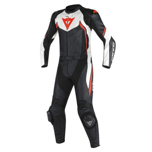 avro-d2-2-pcs-suit-black-white-red-fluo image number 0