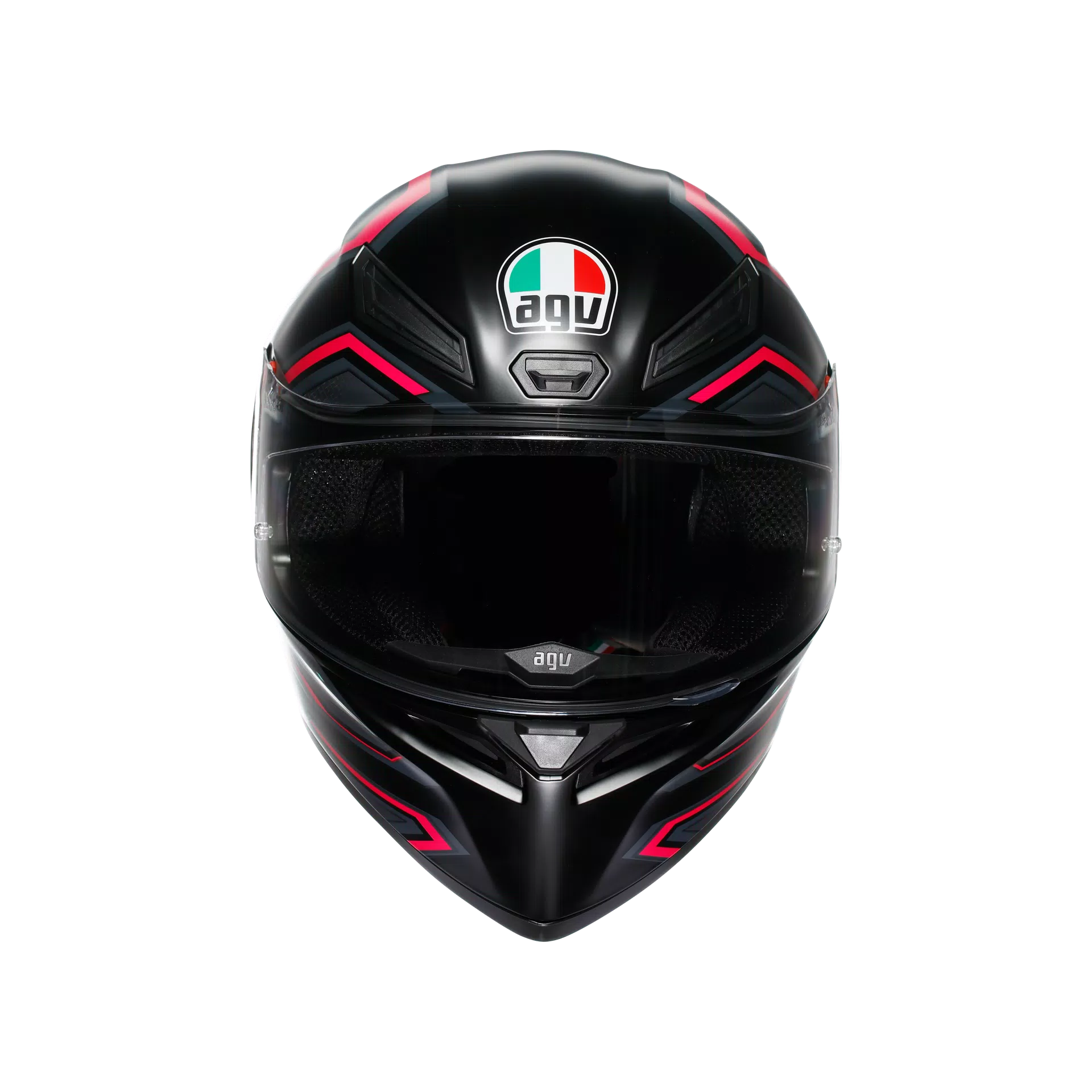K1 S - SLING MATT BLACK/PINK - CASCO MOTO INTEGRAL E2206