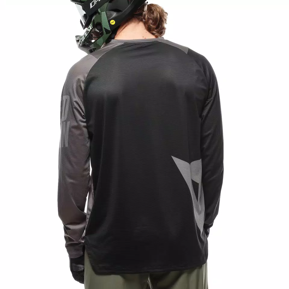 HG AER JERSEY LS - MAGLIA BICI MANICHE LUNGHE UOMO - BLACK/GREY - 6