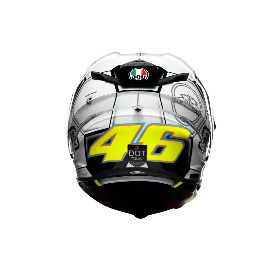 PISTA GP RR CATALUNYA 2008 (LIMITED EDITION) - MOTORBIKE FULL FACE HELMET E2206 DOT -  - 5