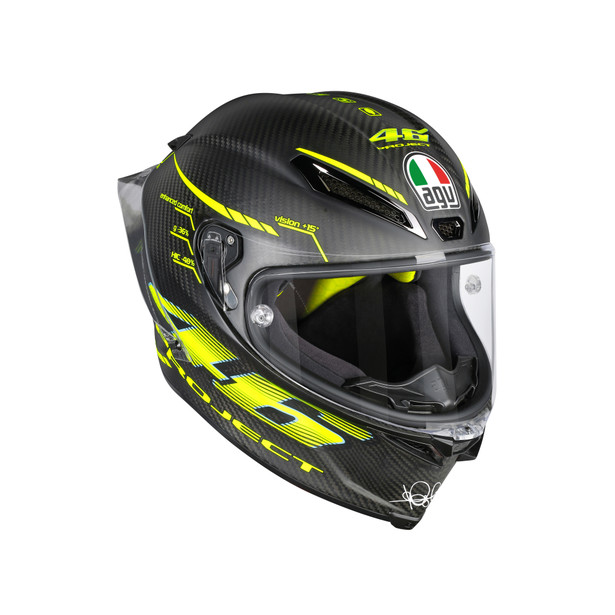 PISTA GP R TOP ECE DOT PLK - PROJECT 46 2.0 MATT CARBON - Pista GP R