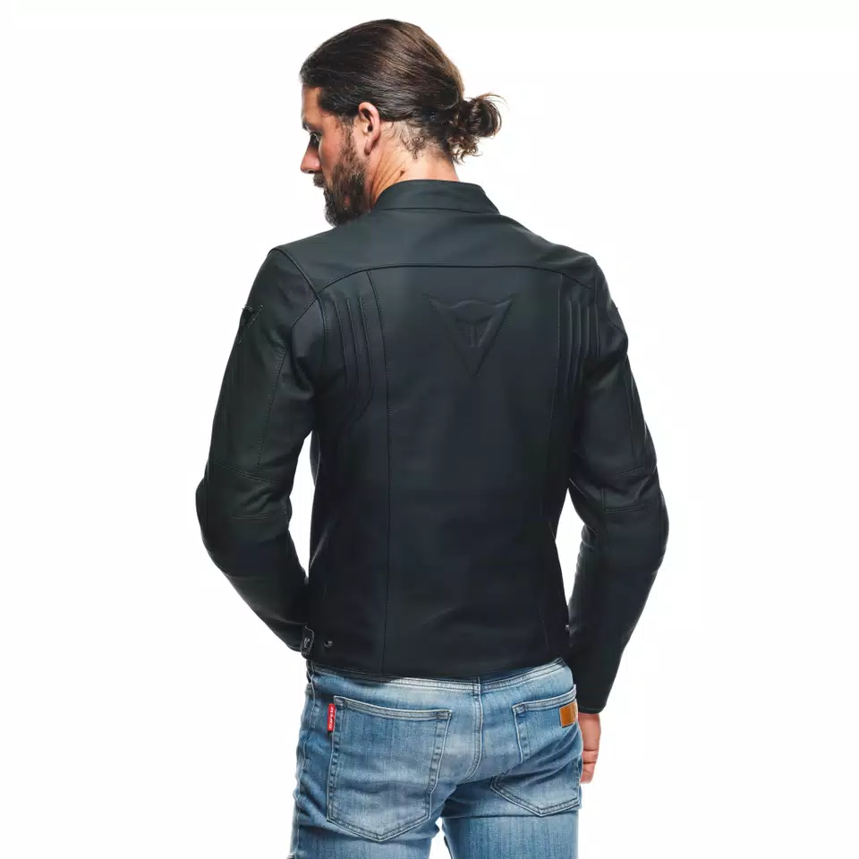 RAZON 2 CHAQUETA DE CUERO MOTO HOMBRE - BLACK - 8