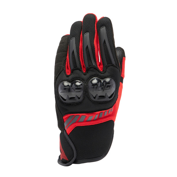 mig-3-air-tex-gloves-black-red-lava image number 0