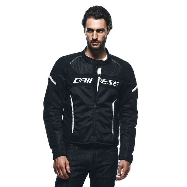 air-frame-3-tex-giacca-moto-estiva-in-tessuto-uomo-black-black-white image number 3