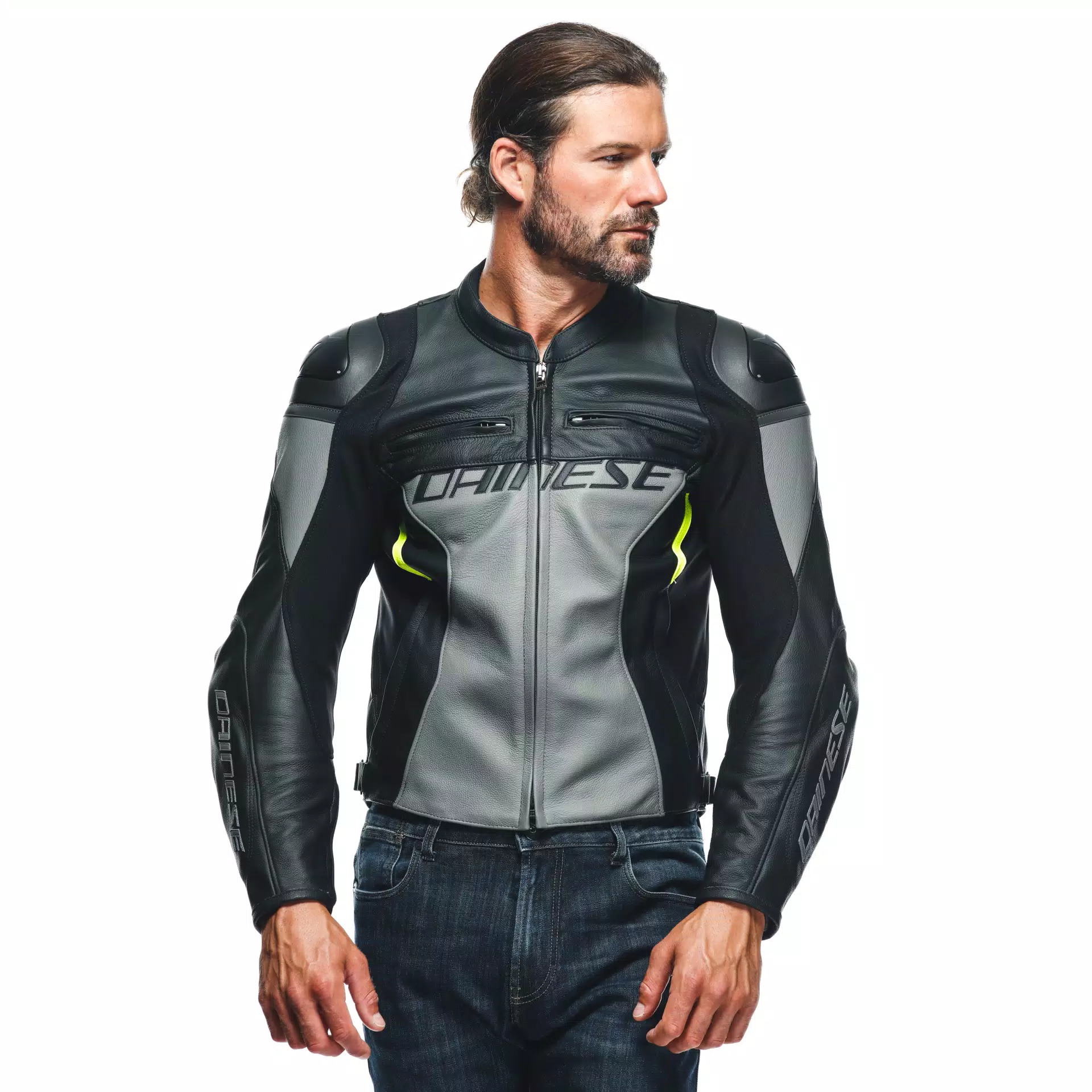 RACING 4 - BLOUSON MOTO EN CUIR HOMME
