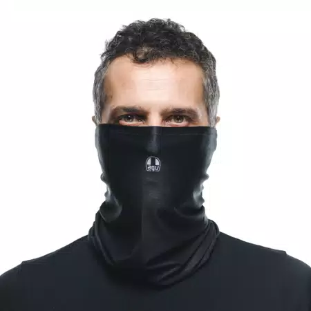 MOTORCYCLE NECK GAITER - BLACK AGV - 2