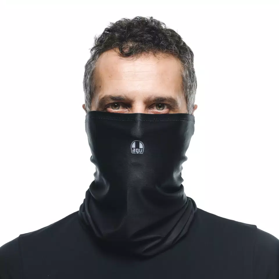 MOTORCYCLE NECK GAITER - BLACK AGV - 2