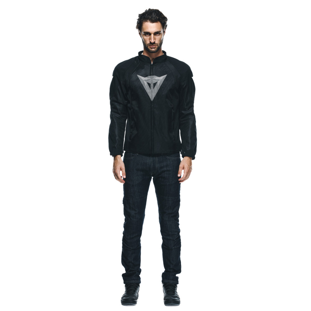 herosphere-air-blouson-moto-estival-homme-black-white-diamond image number 2