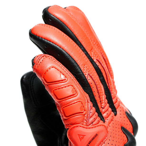 X-RIDE GLOVES BLACK/FLUO-RED- Guanti