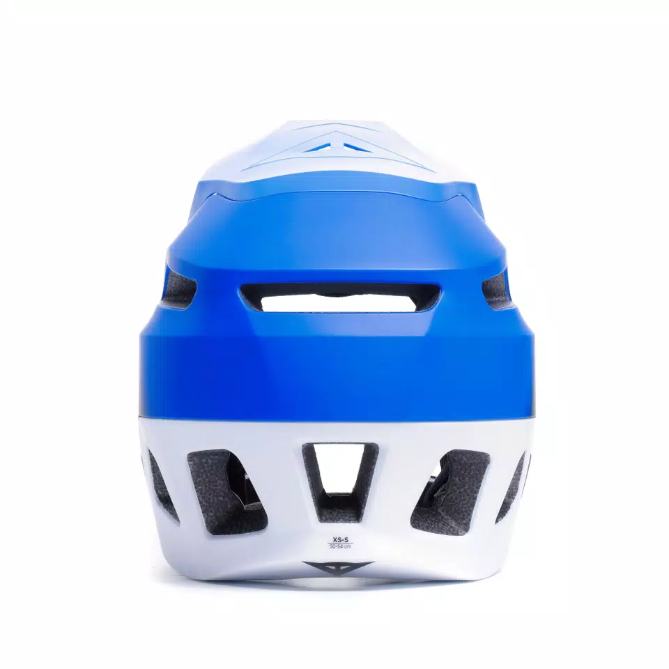 Casque de vélo intégral BATFOX pour adultes - DH, VTT, Motocross - Bleu et blanc - Sport