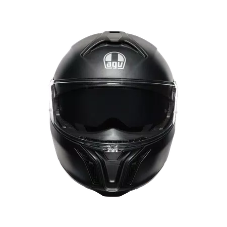 TOURMODULAR MATT BLACK - MOTORBIKE FLIP UP HELMET E2206 -  - 2