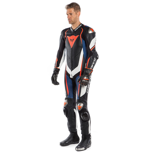 kyalami-1pc-perf-leather-suit-black-white-blue image number 3