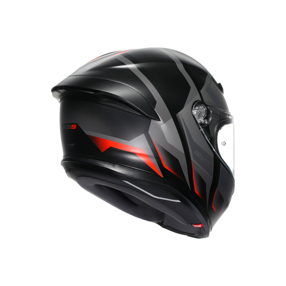 k6-s-e2206-karve-matt-black-grey-red image number 5