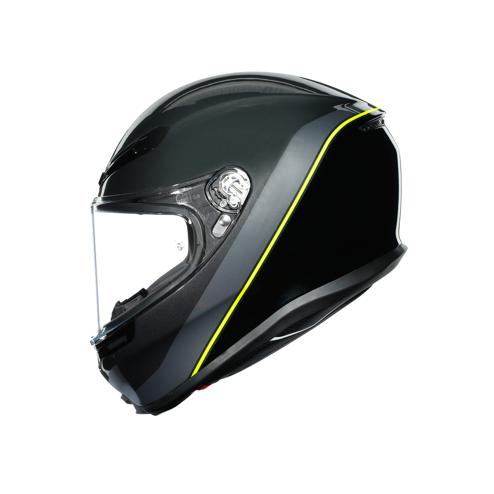 k6-agv-dot-ece-multi-mplk-minimal-gunmet-black-yellow-fl image number 2