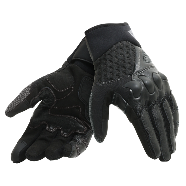 x-moto-gloves-black-anthracite image number 0