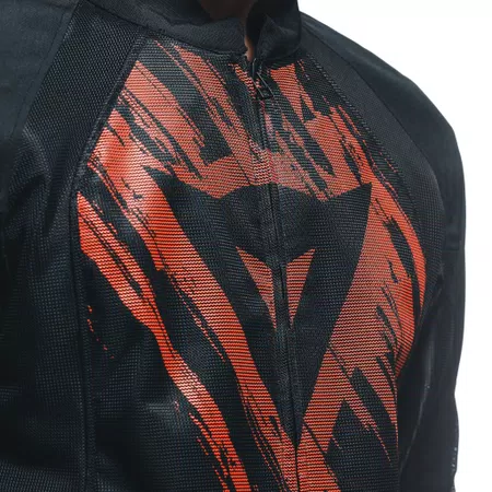HEROSPHERE AIR - MOTORRADJACKE SOMMER HERREN - BLACK/RED TARMAC - 7