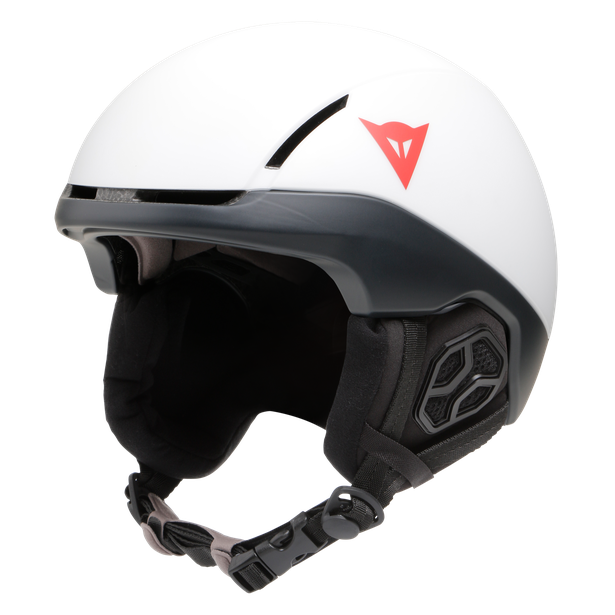 elemento-ski-helmet-white-black image number 0