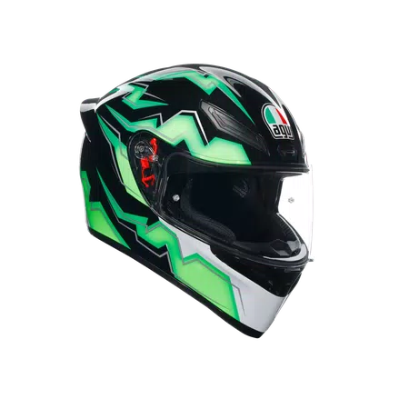 K1 S KRIPTON BLACK/GREEN - MOTORBIKE FULL FACE HELMET E2206 -  - 1