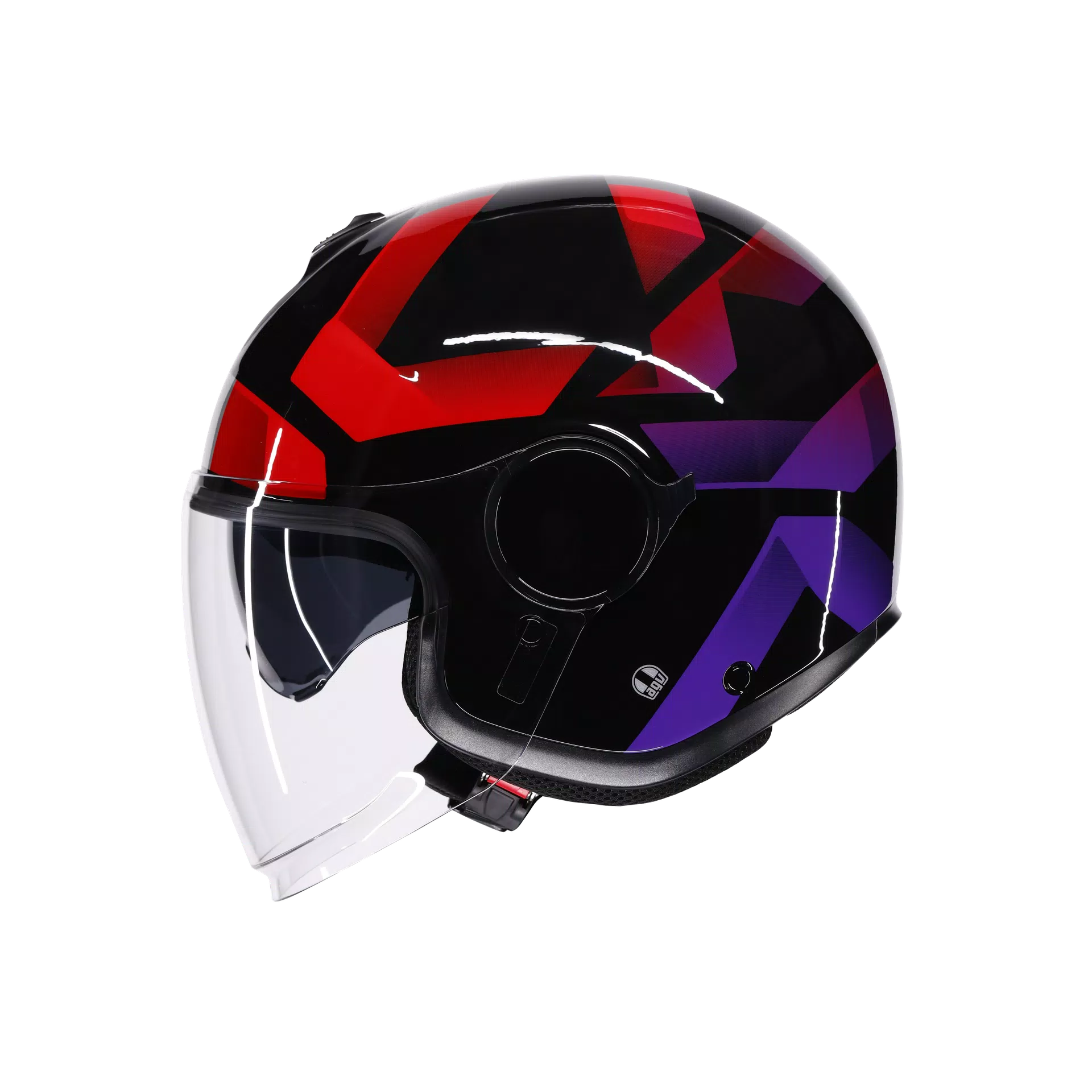 ETERES AGV E2206 - CAMOGLI BLACK/RED/PURPLE