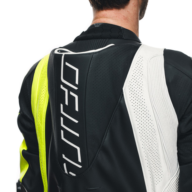 audax-d-zip-1pc-perf-leather-suit-black-yellow-fluo-white image number 10