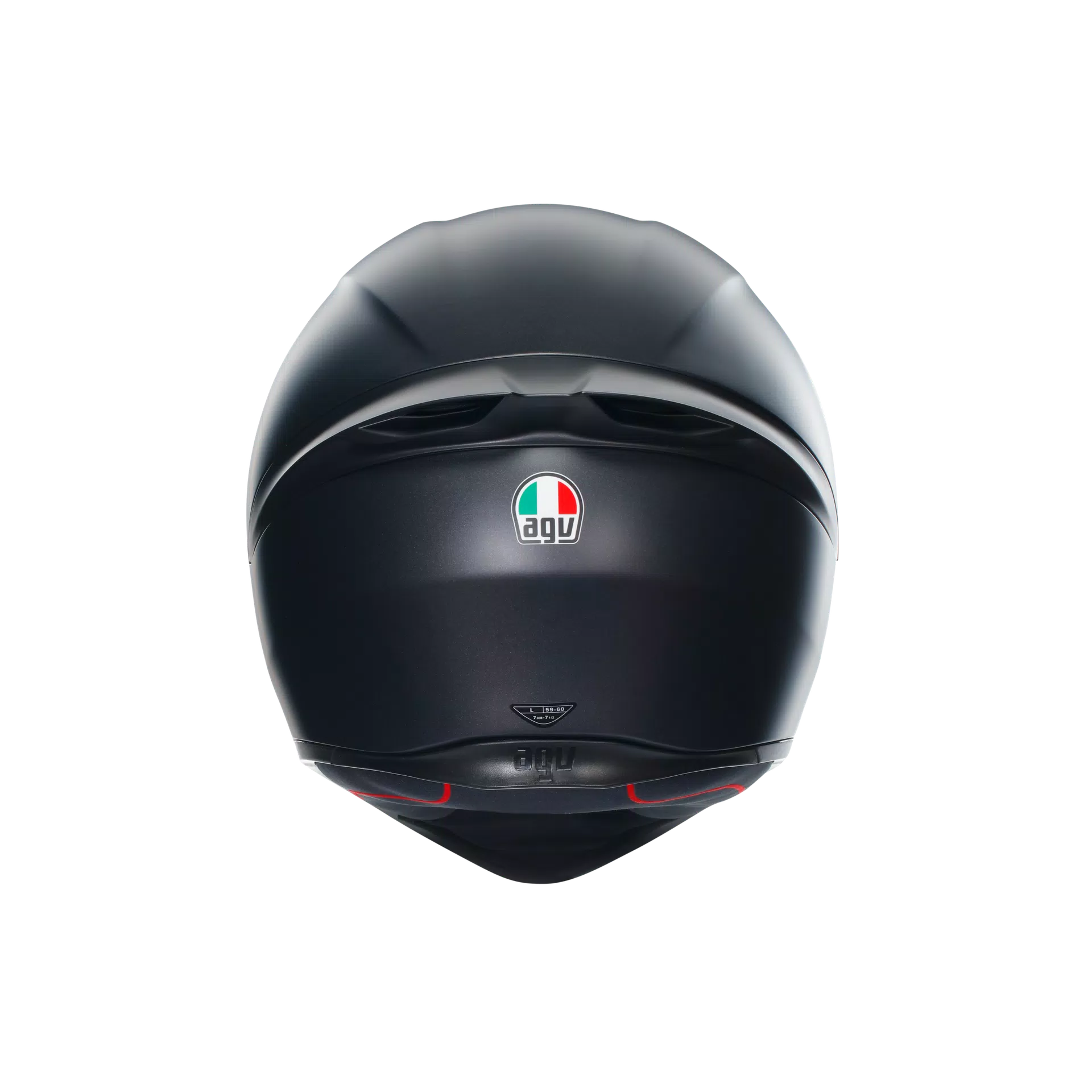 K1 S MATT BLACK - MOTORBIKE FULL FACE HELMET E2206