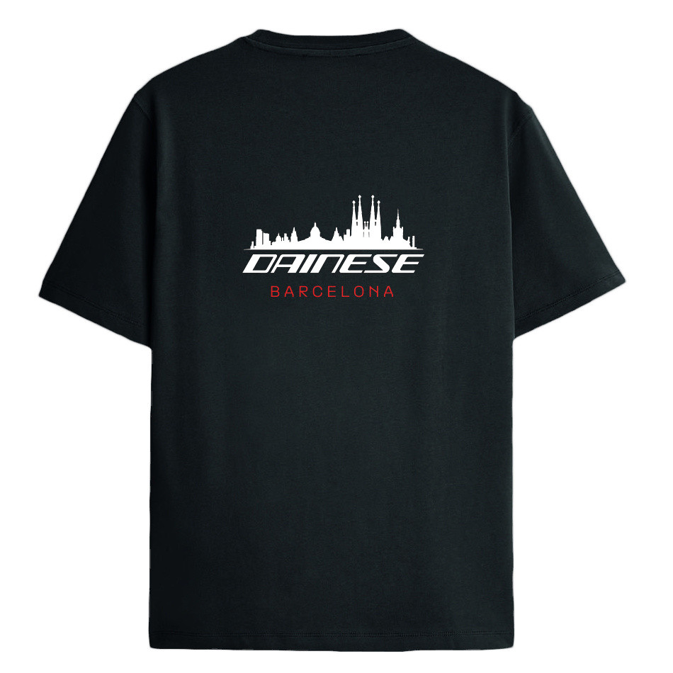 d-store-premium-skyline-t-shirt-barcelona-skyline-anthracite image number 1