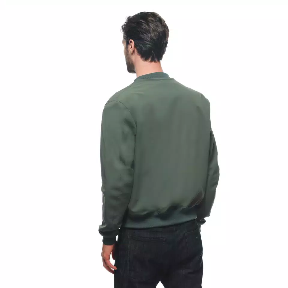 BHYDE NO-WIND TEX - MEN'S MOTORCYCLE JACKET IN FABRIC - GREEN - 7