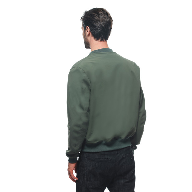 bhyde-no-wind-tex-giacca-moto-in-tessuto-uomo-green image number 6