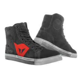 STREET BIKER D-WP® CARBON-DARK/RED- D-Wp®