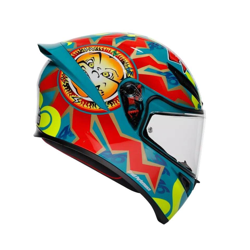 K1 S ROSSI MUGELLO 1999 - MOTORBIKE FULL FACE HELMET DOT (E2206) -  - 3