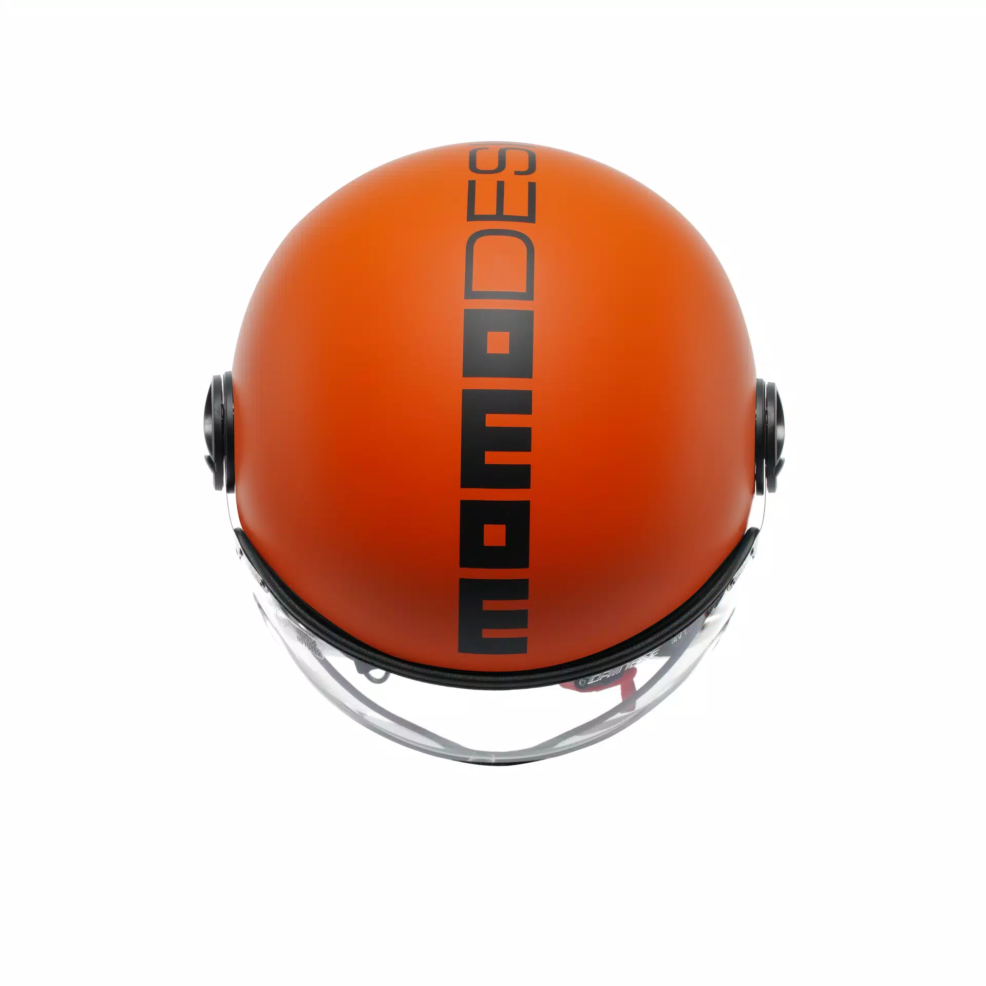 MOMODESIGN FGTR CLASSIC MATT ORANGE / SCHWARZ - JET-HELM MIT VISIER E2206