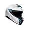 TOURMODULAR FREQUENCY LIGHT GREY/BLUE - MOTORBIKE FLIP UP HELMET E2206