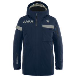 AWA BLACK PARKA BLACK-IRIS/STRETCH-LIMO