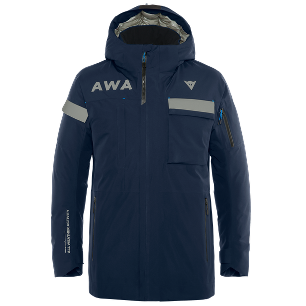 AWA BLACK PARKA BLACK-IRIS/STRETCH-LIMO- Jackets