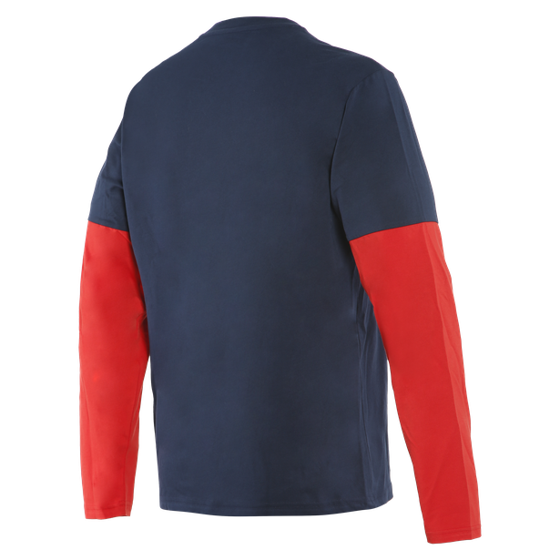 paddock-t-shirt-ls-black-iris-lava-red-lava-red image number 1