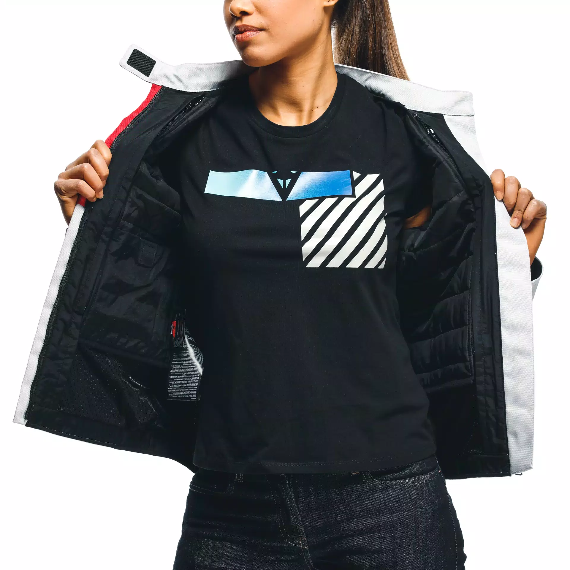 RISOLUTA AIR TEX - WOMEN'S MOTORCYCLE JACKET IN FABRIC