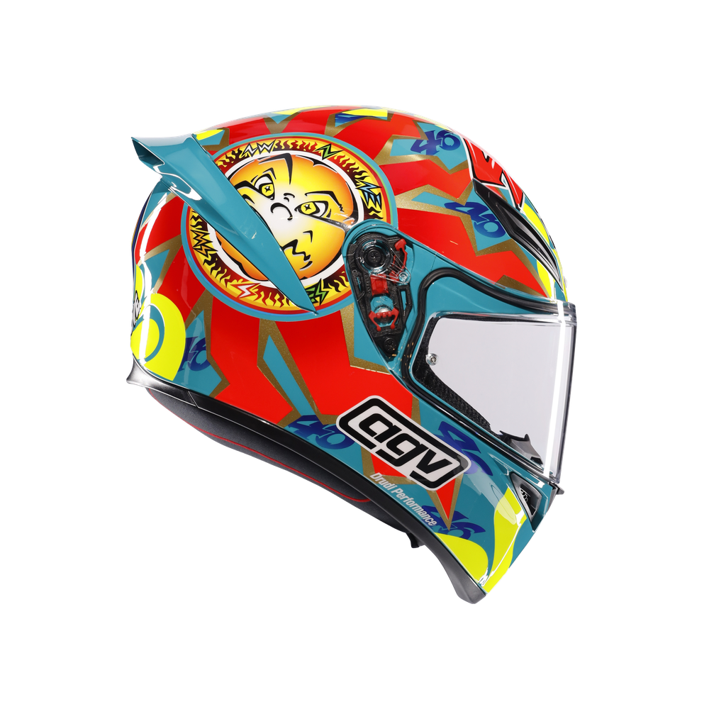 k1-s-rossi-mugello-1999-motorbike-full-face-helmet-e2206 image number 2