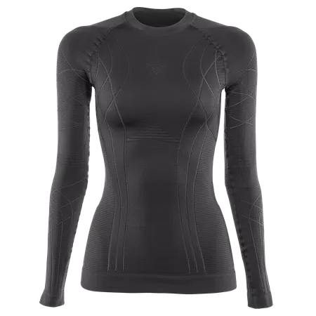 WOMEN'S ESSENTIAL BL SKI TECHNICAL T-SHIRT - BLACK/GREY - 1
