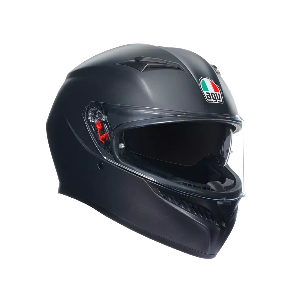 K3 MATT BLACK - MOTORBIKE FULL FACE HELMET E2206 -  - 1