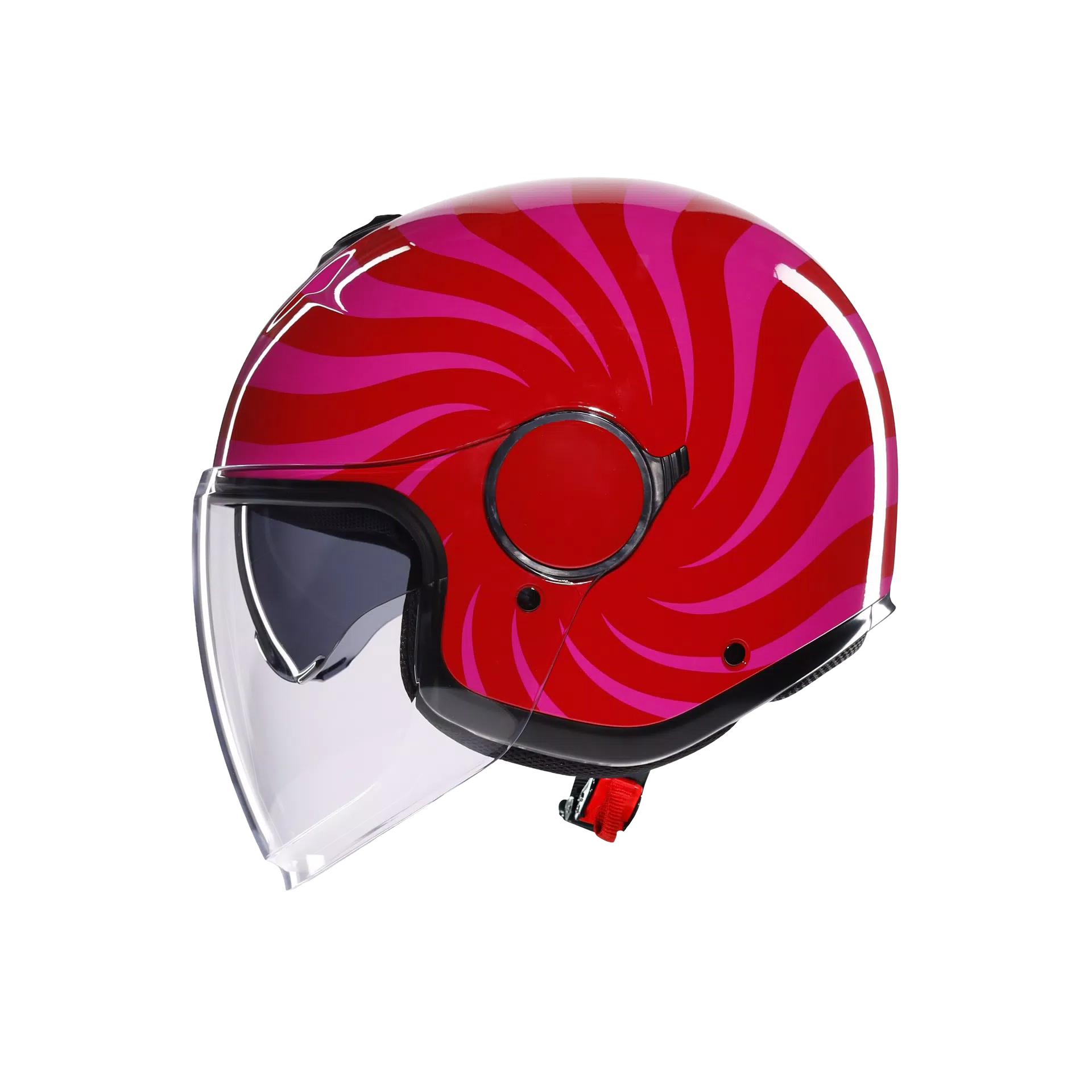 ETERES TROPEA RED/PINK - CASCO MOTO JET E2206