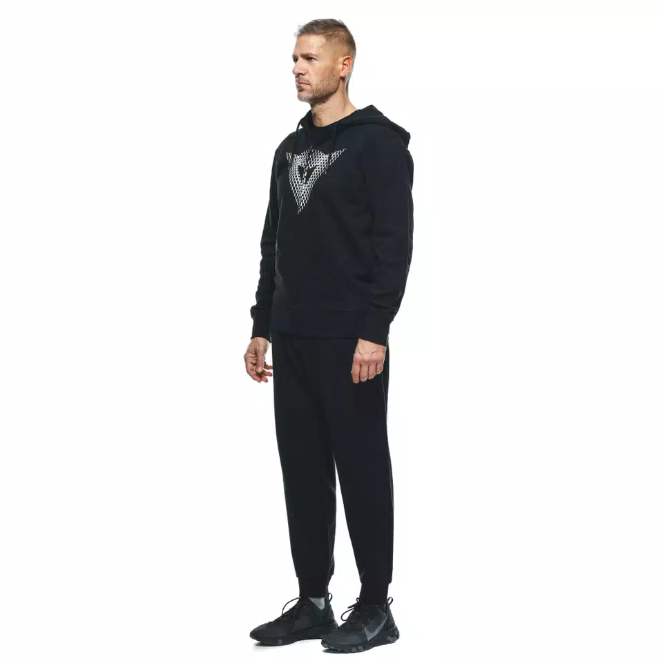 DAINESE LOGO - HEREN HOODIE - BLACK/WHITE - 4