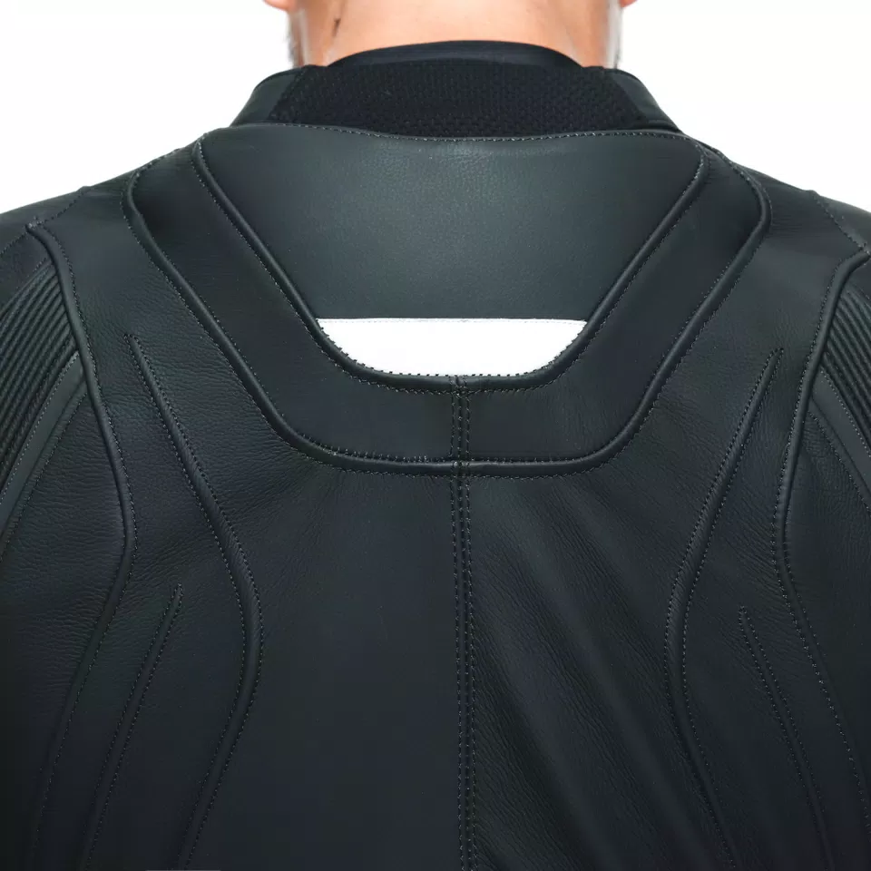 AVRO 4 LEATHER 2PCS SUIT - BLACK-MATT/BLACK-MATT/WHITE - 13