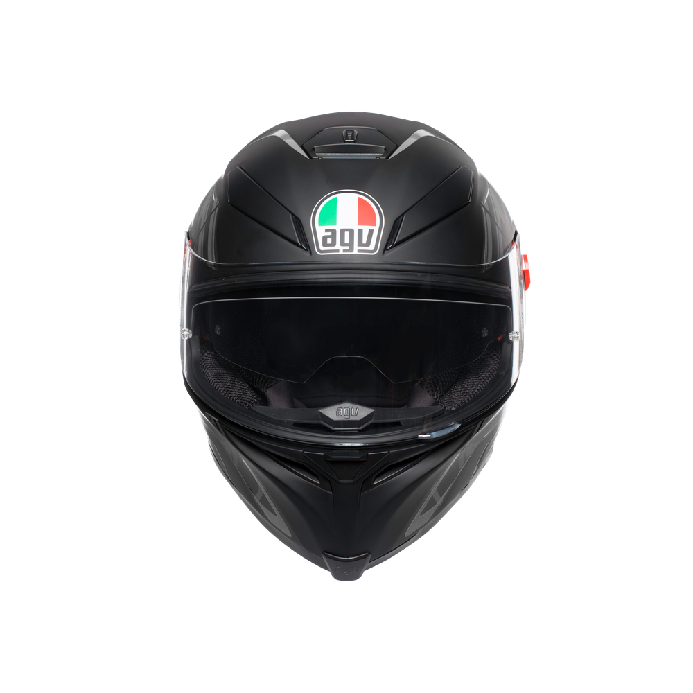 K5 S AGV E2205 MULTI MPLK - TORNADO MATT BLACK/SILVER