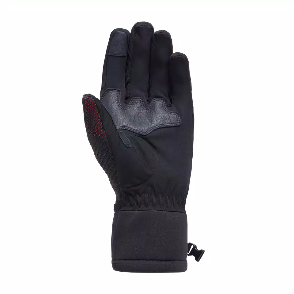 MEN'S KNIT SKI GLOVES  - HIGH-RISK-RED - 3