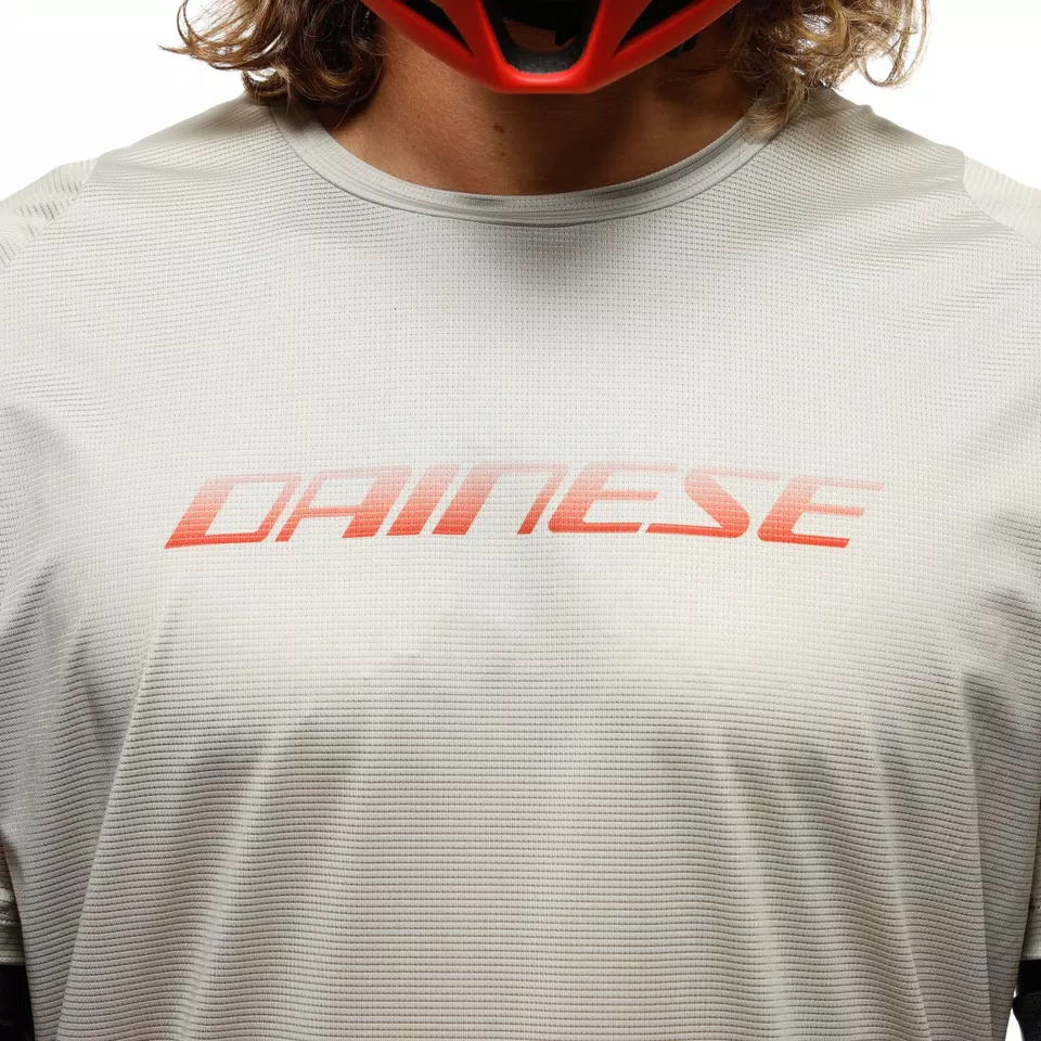 HG AER JERSEY SS - HEREN FIETSSHIRT MET KORTE MOUWEN - TAUPE/RED - 3