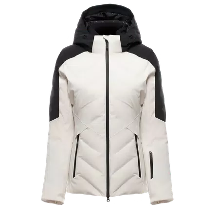 VIRTUS DERMIZAX EV™ - WOMEN'S WATERPROOF DOWN JACKET - LILY-WHITE/STRETCH-LIMO - 1