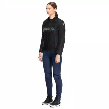 HEROSPHERE AIR - WOMEN'S SUMMER MOTORCYCLE JACKET - BLACK/GRAY/LIGHT GREEN - 4