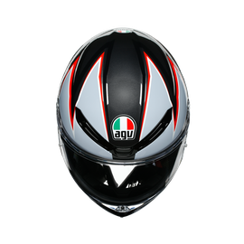 AGV K6 010-FLASH MATT BLACK/GREY/RED - ダイネーゼジャパン 