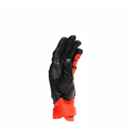 4-STROKE 2 - MEN'S MOTORCYCLE LEATHER GLOVES - BLACK/FLUO-RED - 2